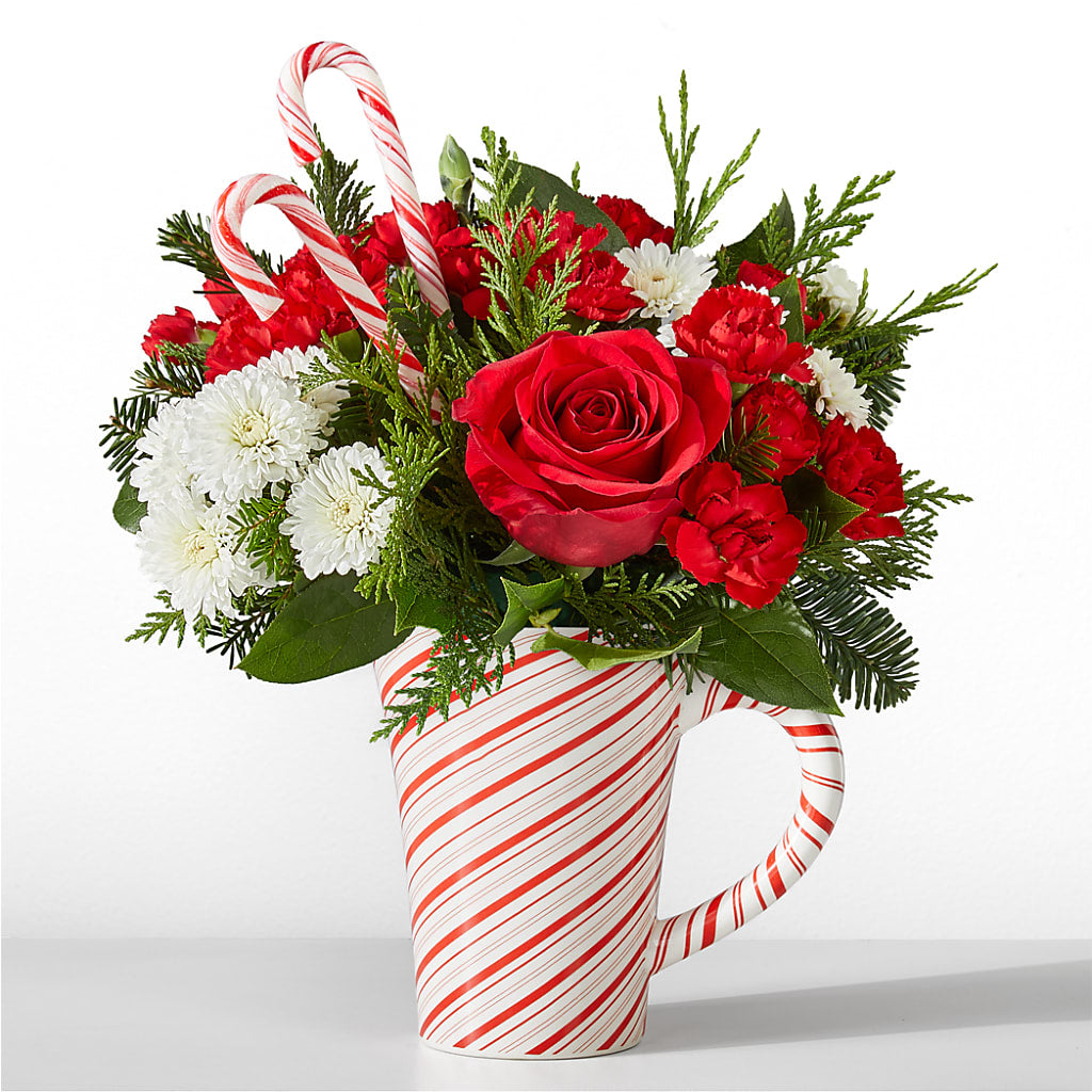 Peppermint Swirl Mug – Salem Floral Llc, West Salem WI