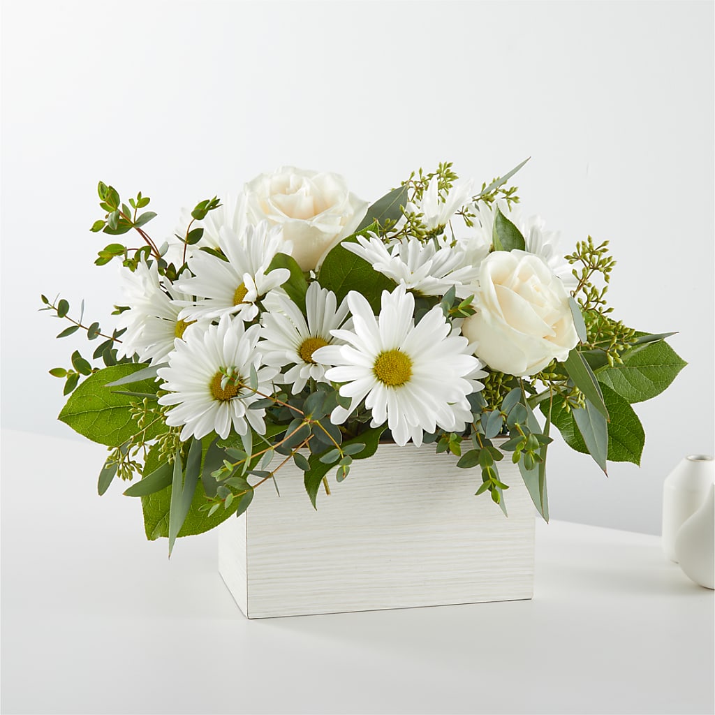 Fresh Linen Box Bouquet – Salem Floral Llc, West Salem WI