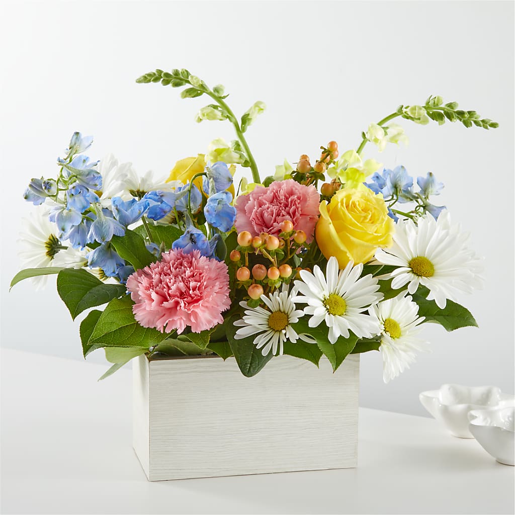 Sun Salutation Box Bouquet – Salem Floral Llc, West Salem WI