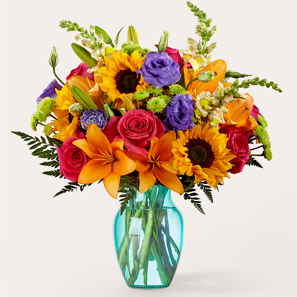 Double Rainbow Bouquet – Salem Floral Llc, West Salem WI