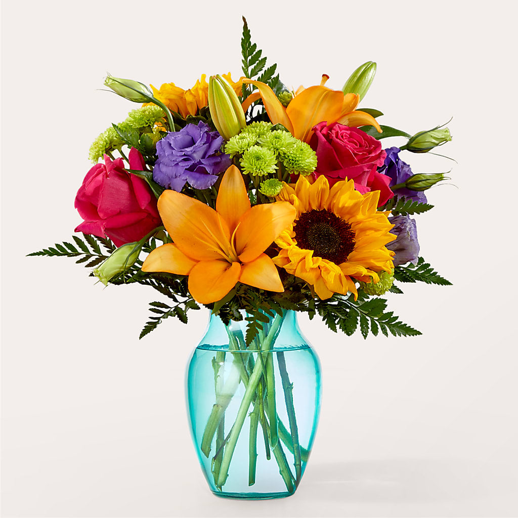 Double Rainbow Bouquet – Salem Floral Llc, West Salem WI
