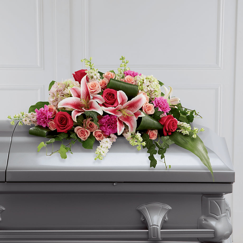 Splendid Grace Casket Spray – Salem Floral Llc, West Salem WI
