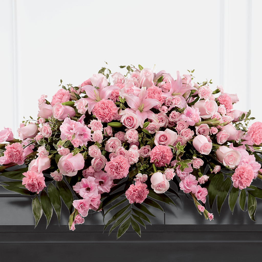 Garden of Comfort Casket Spray (Standard) – Salem Floral Llc, West Salem WI