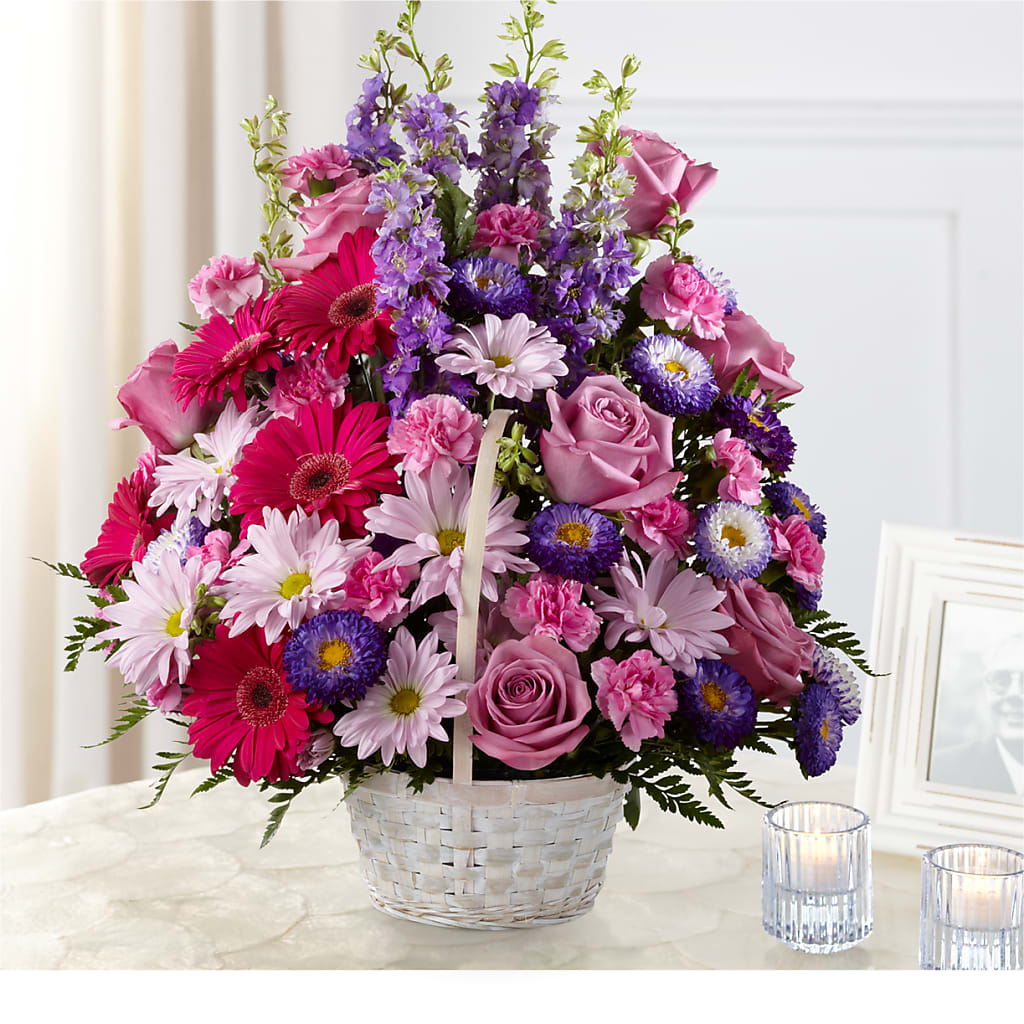 Pastel Peace Basket – Salem Floral Llc, West Salem WI