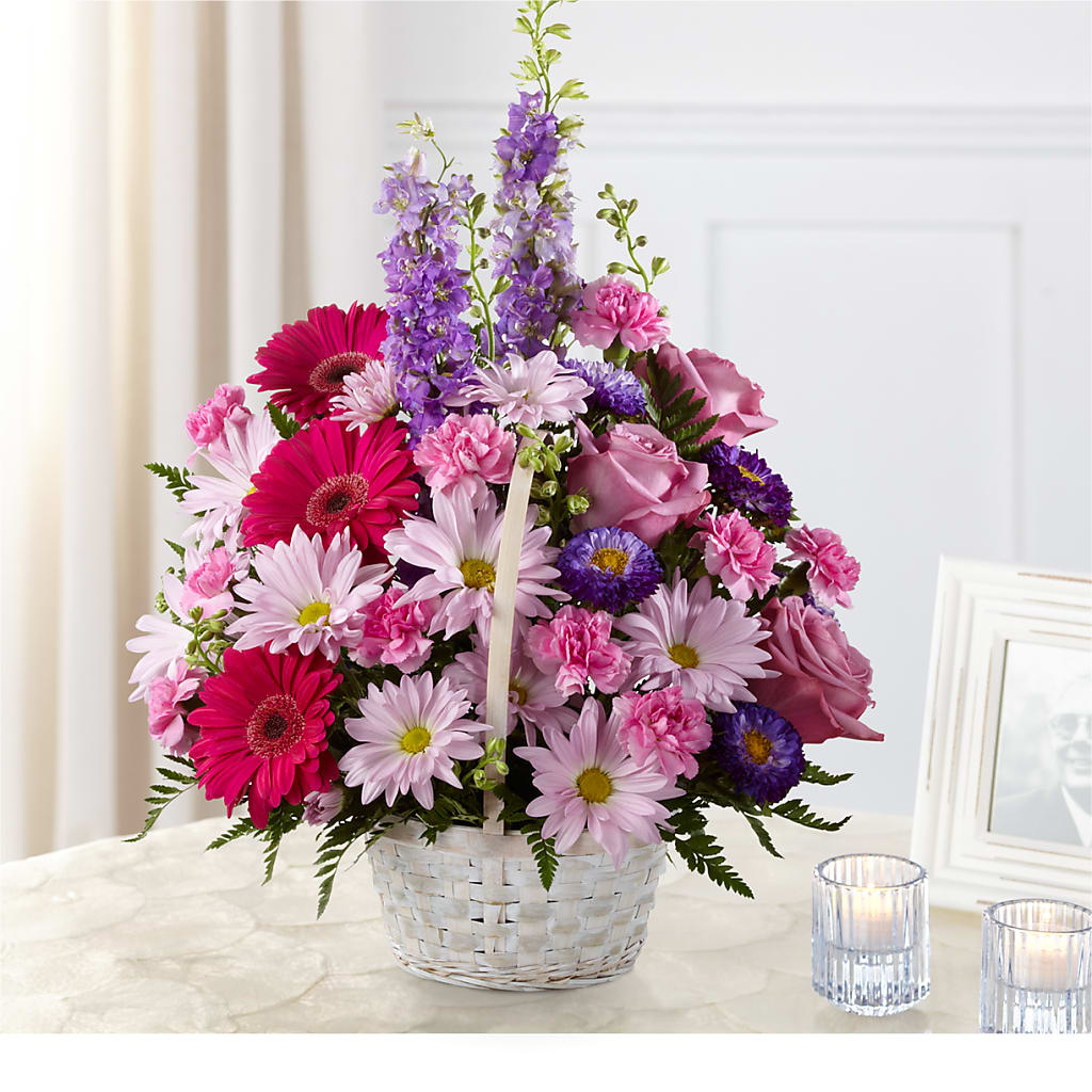 Pastel Peace Basket – Salem Floral Llc, West Salem WI