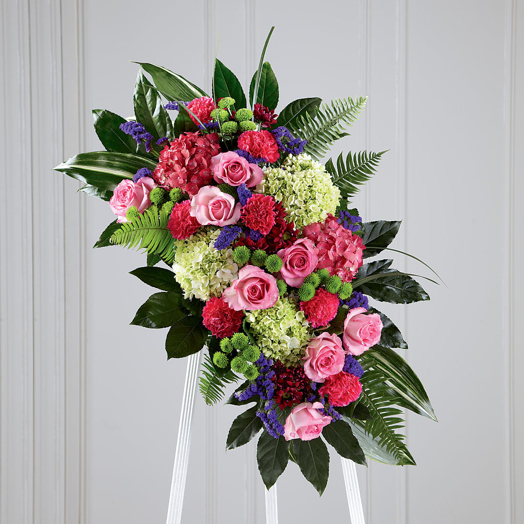 Refreshing Mix Standing Spray – Salem Floral Llc, West Salem WI