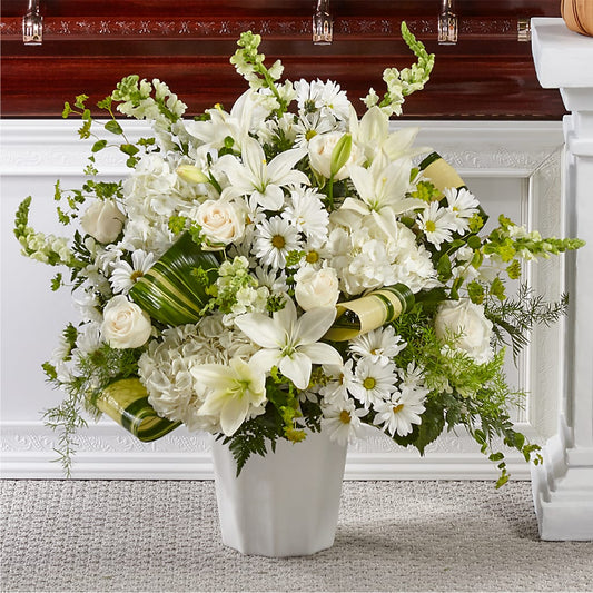 Thoughts of Tranquility Floor Basket – Salem Floral Llc, West Salem WI