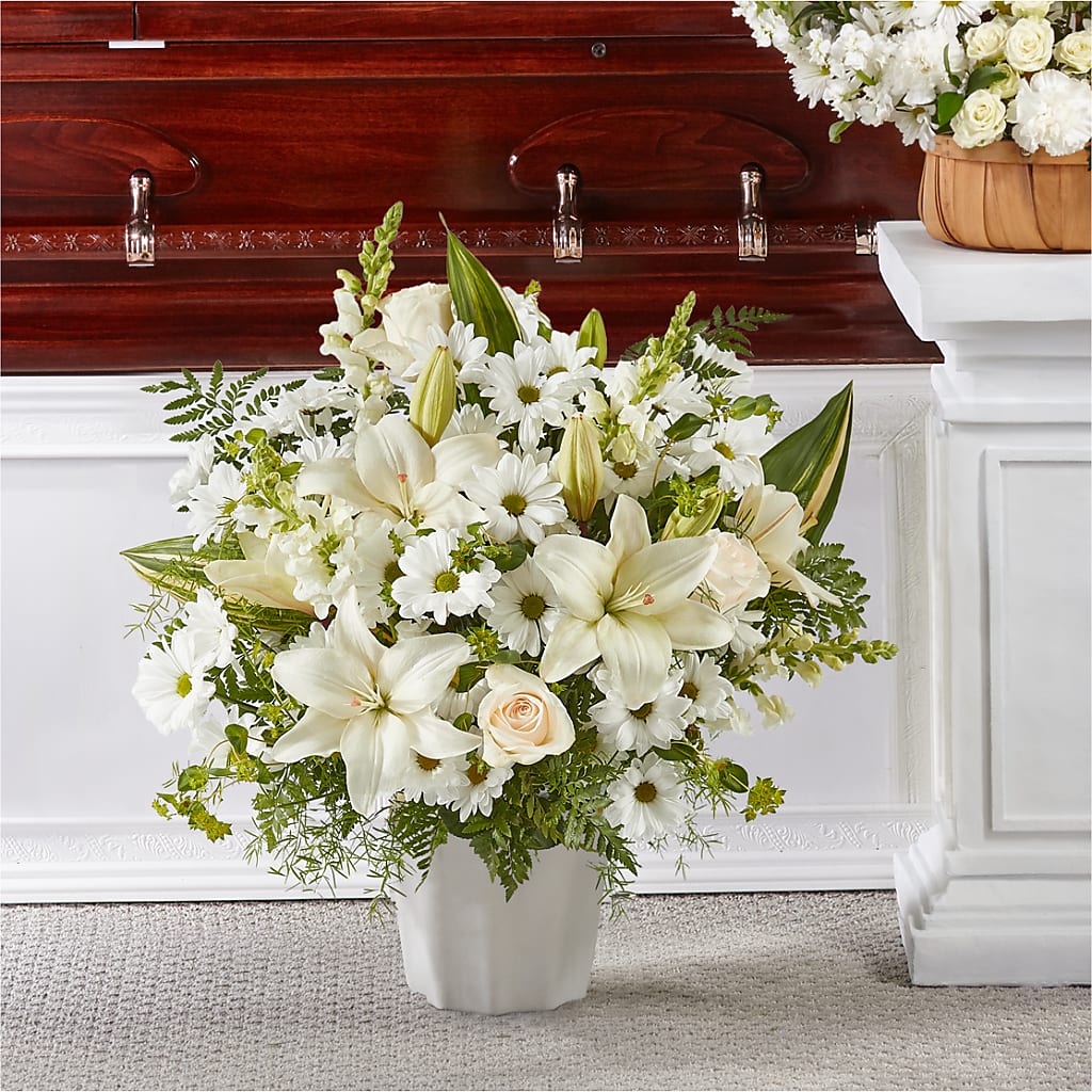 Thoughts of Tranquility Floor Basket – Salem Floral Llc, West Salem WI