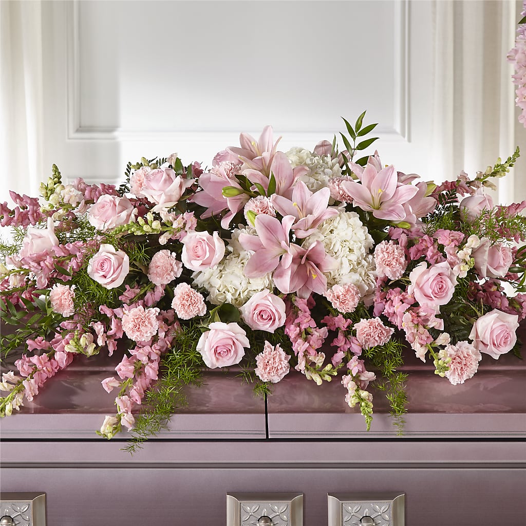 Life & Remembrance Casket Spray – Salem Floral Llc, West Salem WI