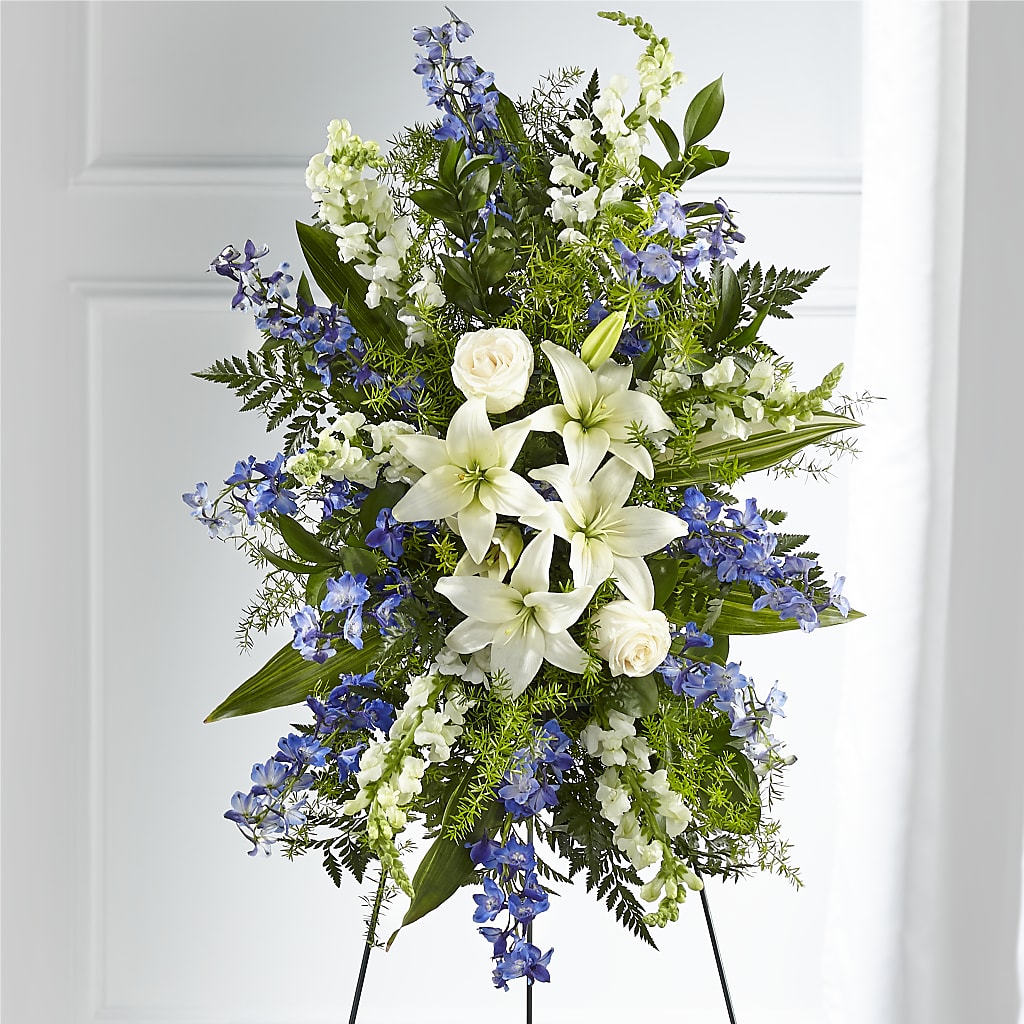 Faithful Friend Standing Spray – Salem Floral Llc, West Salem WI