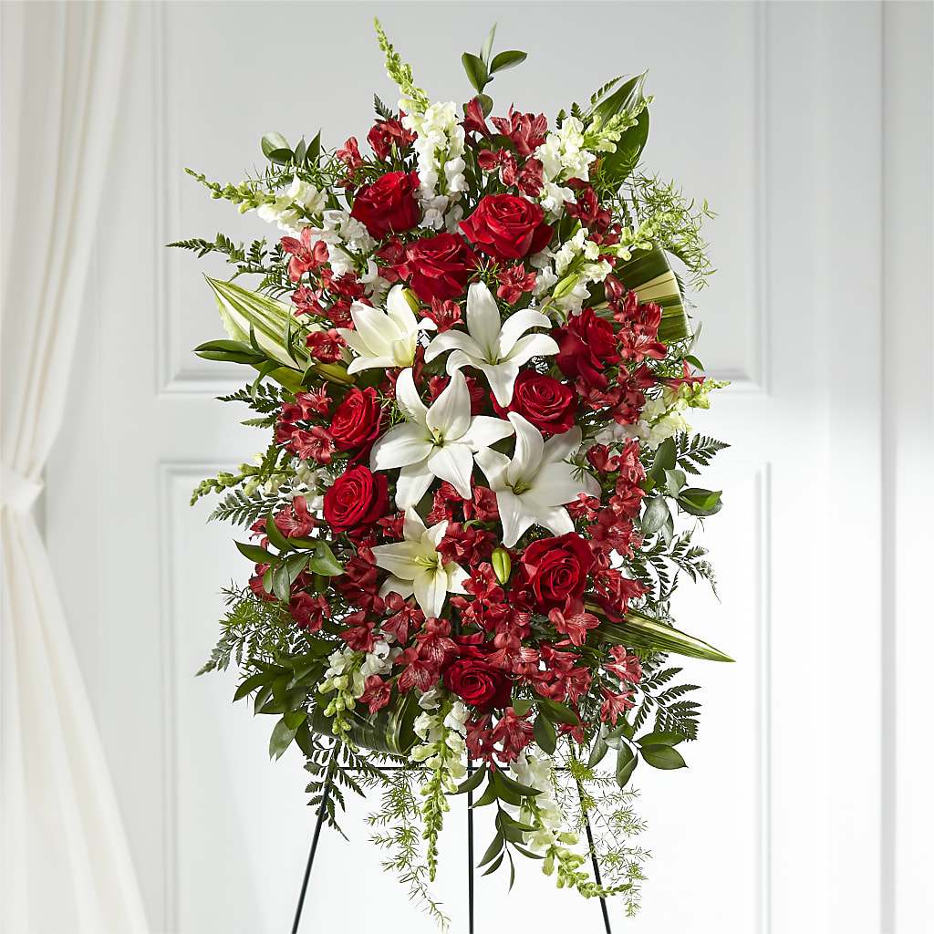 Everlasting Memory Standing Spray – Salem Floral Llc, West Salem WI