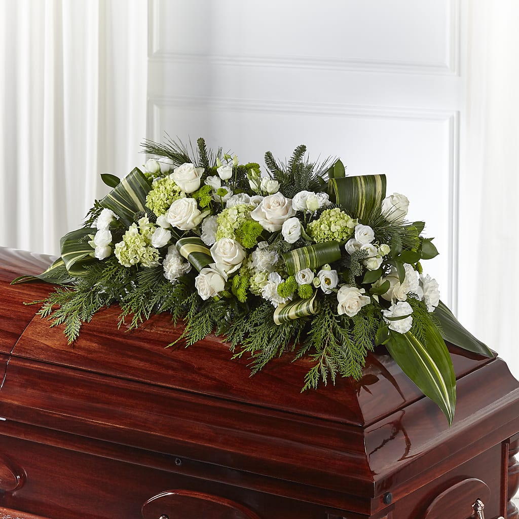 Hopeful Gesture Casket Spray – Salem Floral Llc, West Salem WI