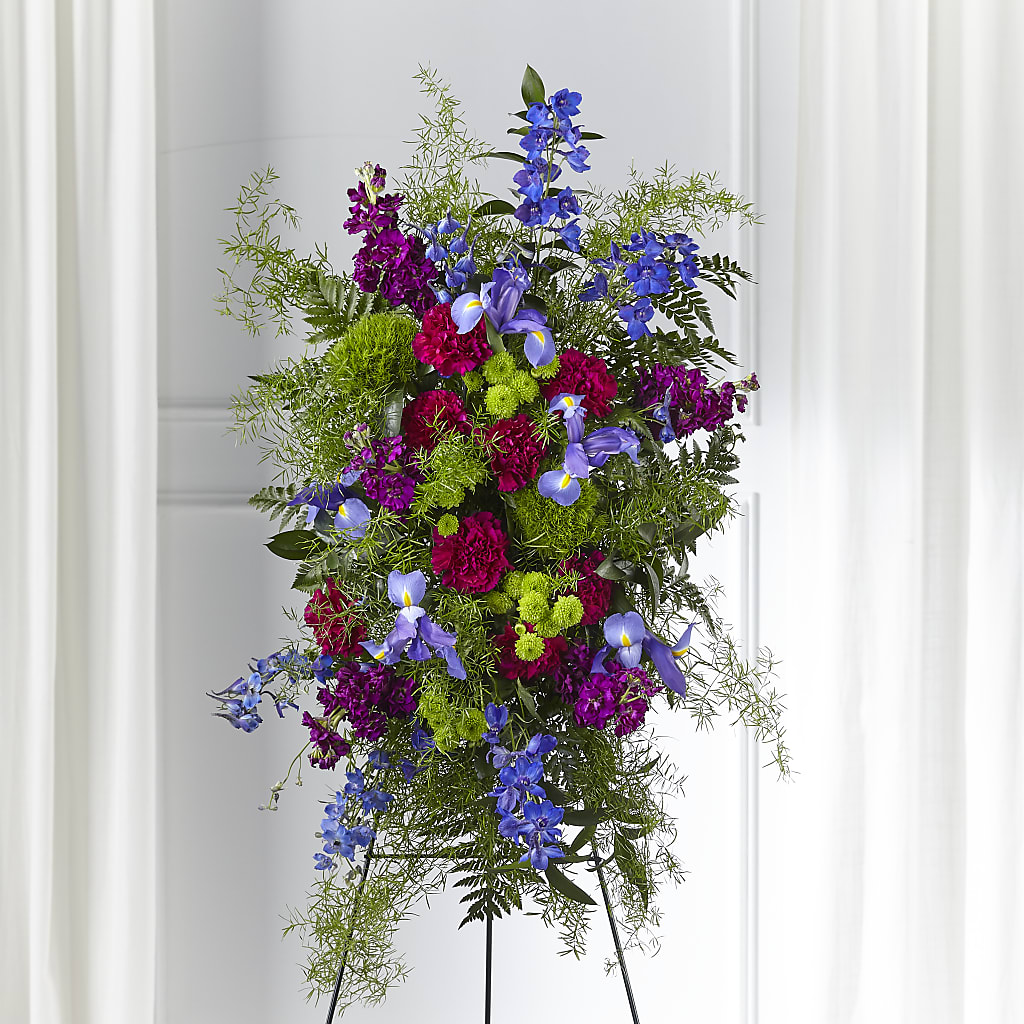 Heavenly Skies Standing Spray – Salem Floral Llc, West Salem WI