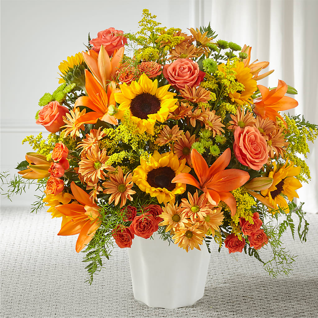 Harvest Thoughts Floor Basket – Salem Floral Llc, West Salem WI