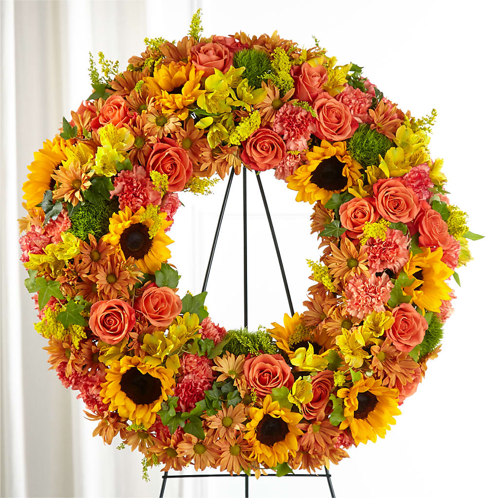 Autumnal Memories Wreath (Standard) – Salem Floral Llc, West Salem WI