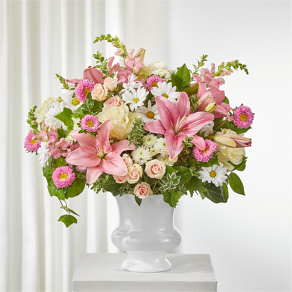 Empathetic Blooms Urn Arrangement – Salem Floral Llc, West Salem WI