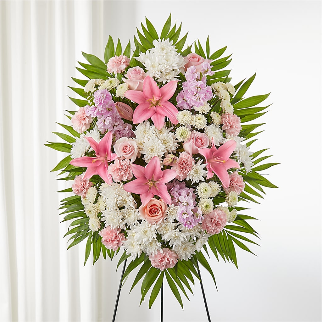 Offering Solace Standing Spray – Salem Floral Llc, West Salem WI
