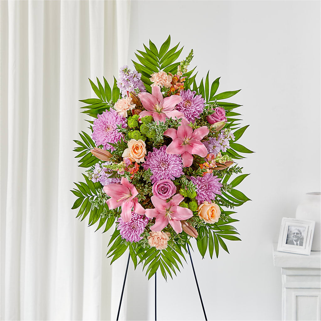 Love & Light Standing Spray – Salem Floral Llc, West Salem WI