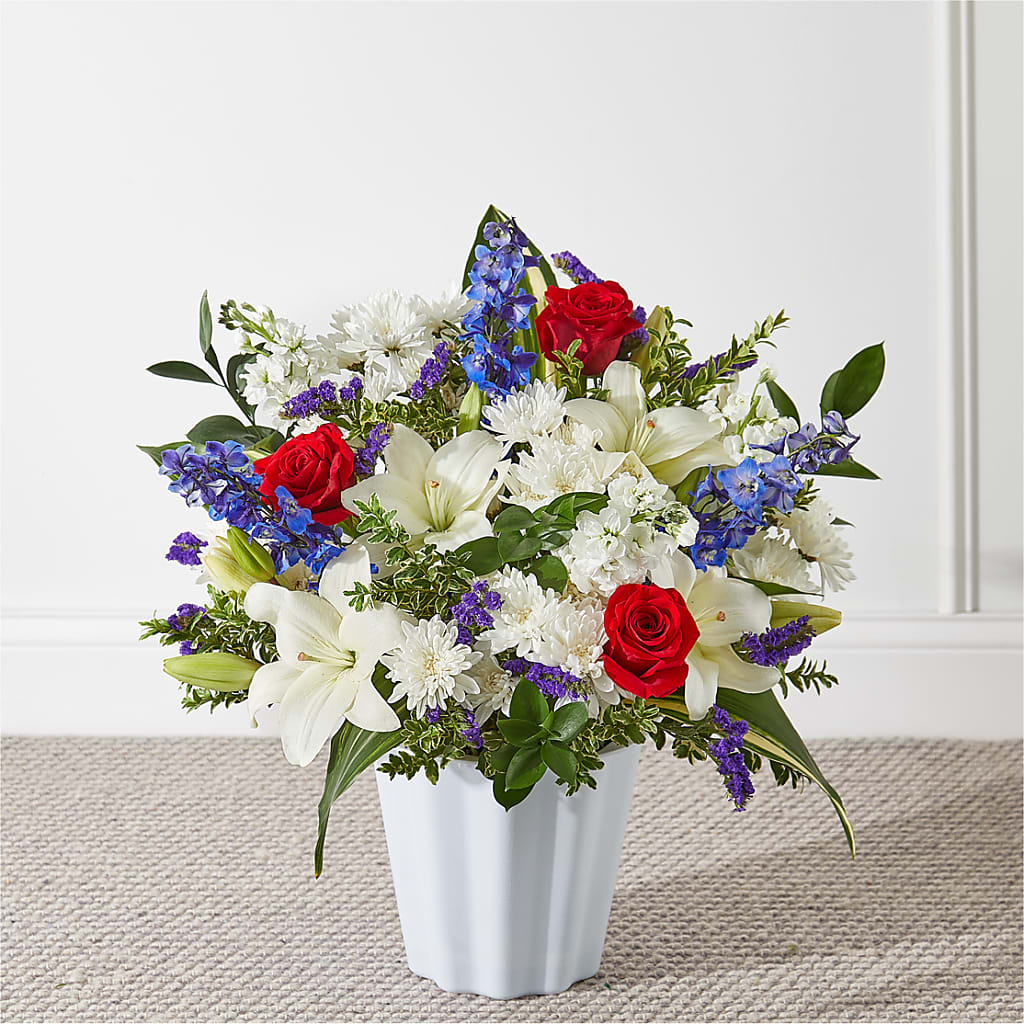 Consoled Floor Basket – Salem Floral Llc, West Salem WI