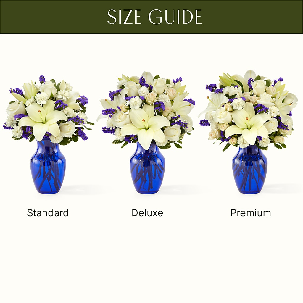 Sapphire Rush Bouquet – Salem Floral Llc, West Salem WI