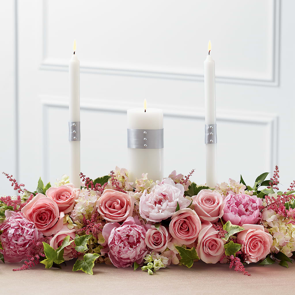 Worldwide Romance Unity Candle Arrangement – Salem Floral Llc, West Salem WI