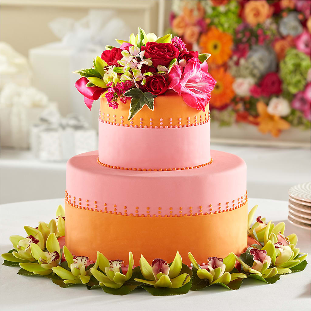 Sweet Citrus Cake Decor – Salem Floral Llc, West Salem WI