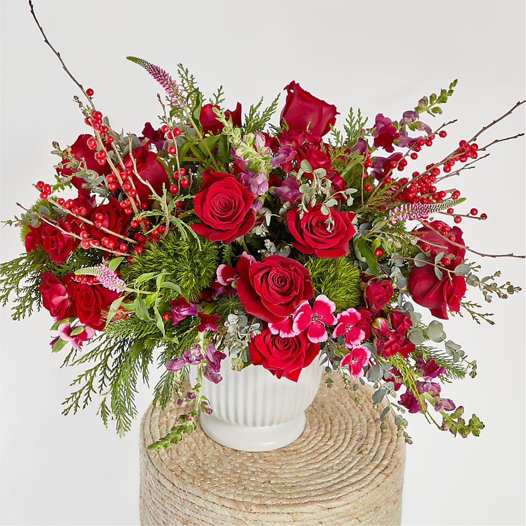 Big Red Bow Bouquet –  Salem Floral Llc, West Salem WI