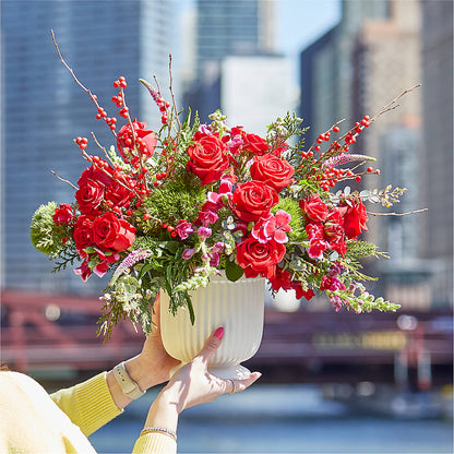 Big Red Bow Bouquet –  Salem Floral Llc, West Salem WI