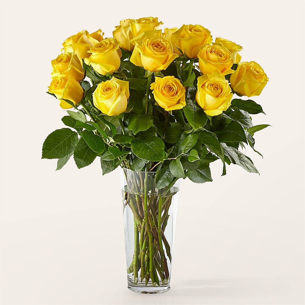 Long Stem Yellow Rose Bouquet –  Salem Floral Llc, West Salem WI