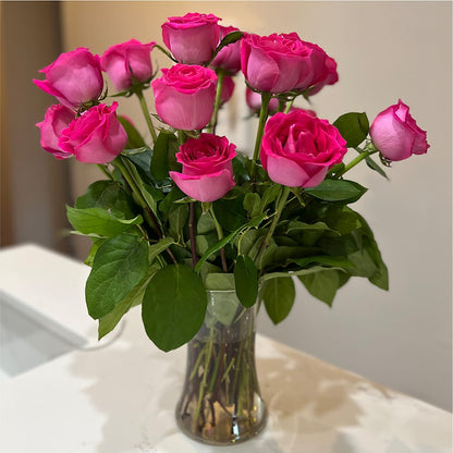 Long Stem Pink Rose Bouquet –  Salem Floral Llc, West Salem WI