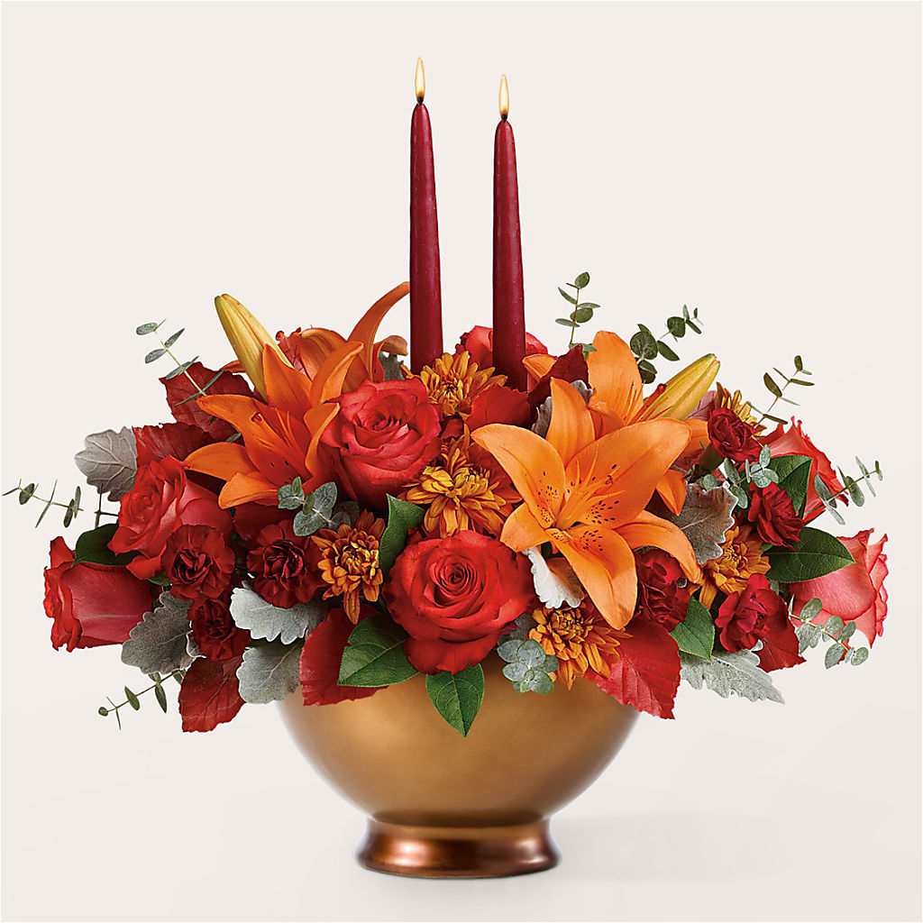 Fruits of Fall Centerpiece –  Salem Floral Llc, West Salem WI