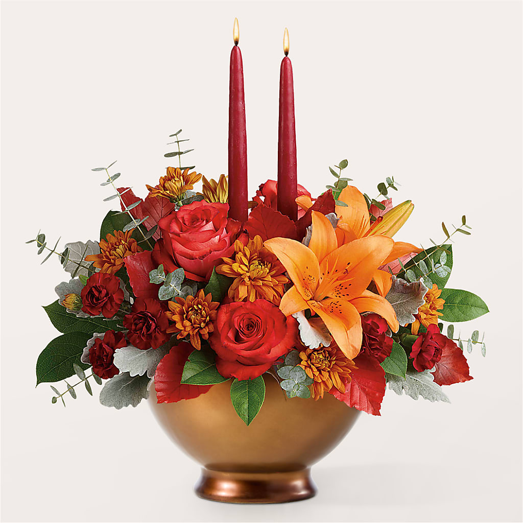 Fruits of Fall Centerpiece –  Salem Floral Llc, West Salem WI