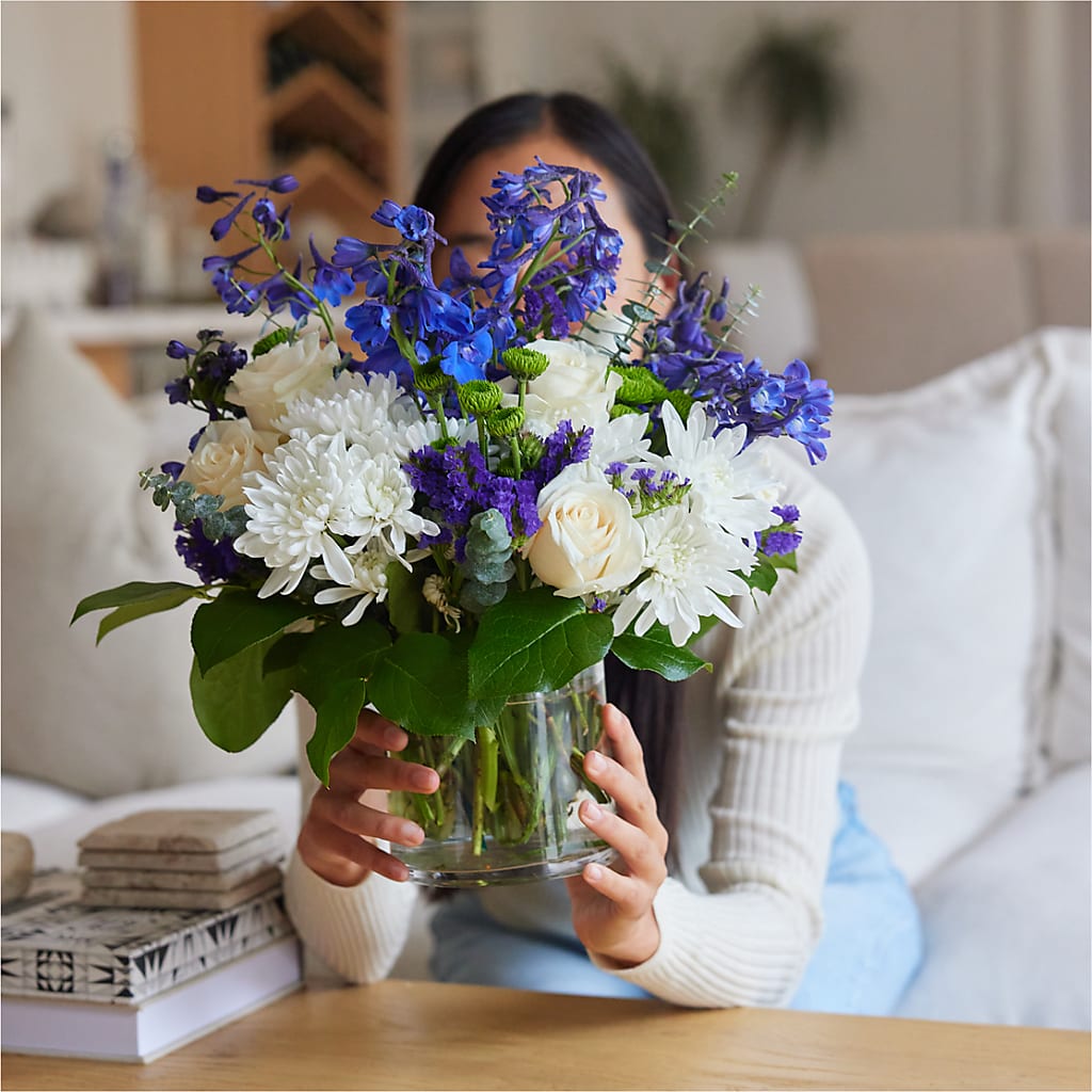 Cerulean Waves Bouquet –  Salem Floral Llc, West Salem WI