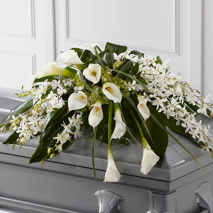 Angel Wings Casket Spray –  Salem Floral Llc, West Salem WI