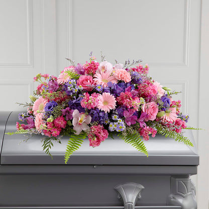 Glorious Garden Casket Spray –  Salem Floral Llc, West Salem WI