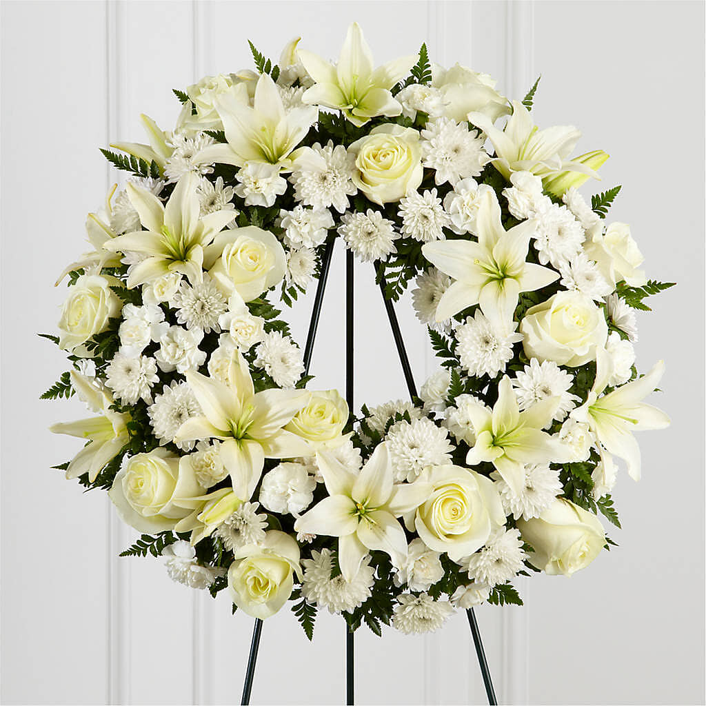 Treasured Tribute Wreath –  Salem Floral Llc, West Salem WI