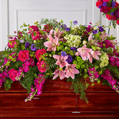 Radiant Tribute Casket Spray –  Salem Floral Llc, West Salem WI