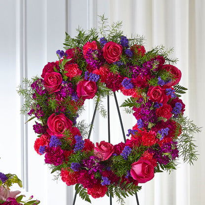 Calming Colors Wreath –  Salem Floral Llc, West Salem WI