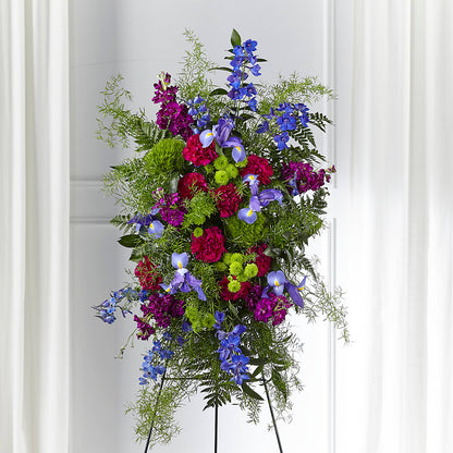 Heavenly Skies Standing Spray –  Salem Floral Llc, West Salem WI