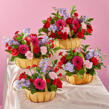 Pink Picnic Basket –  Salem Floral Llc, West Salem WI
