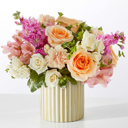 Paradise Bouquet with Ivory Vase –  Salem Floral Llc, West Salem WI