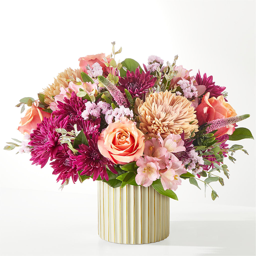 Berry Cobbler Bouquet with Ivory Vase –  Salem Floral Llc, West Salem WI
