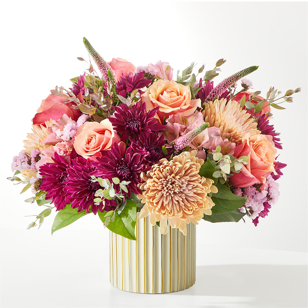 Berry Cobbler Bouquet with Ivory Vase –  Salem Floral Llc, West Salem WI