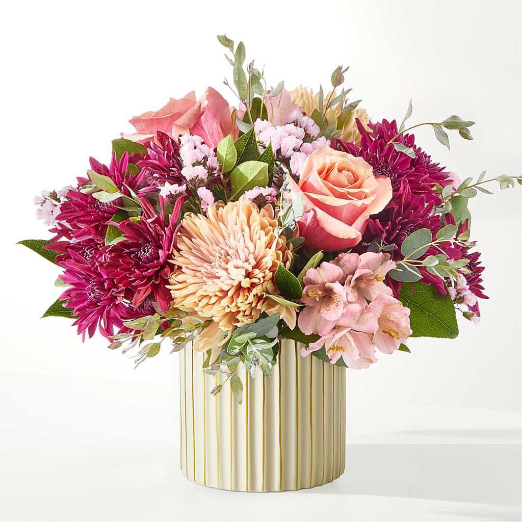 Berry Cobbler Bouquet with Ivory Vase –  Salem Floral Llc, West Salem WI