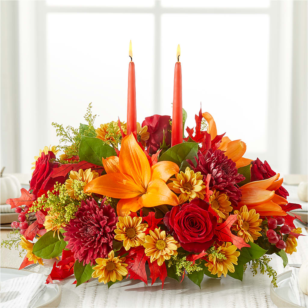 Autumn's Embrace Centerpiece –  Salem Floral Llc, West Salem WI