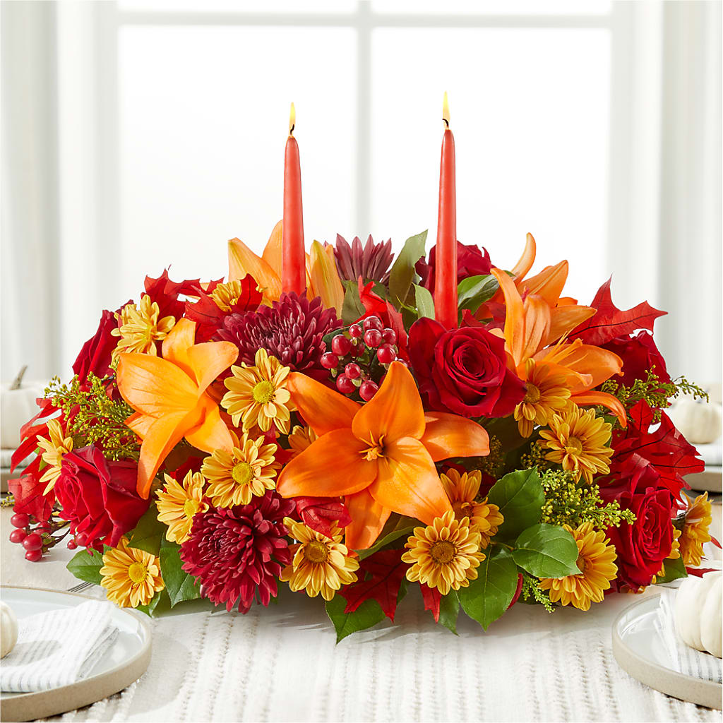 Autumn's Embrace Centerpiece –  Salem Floral Llc, West Salem WI