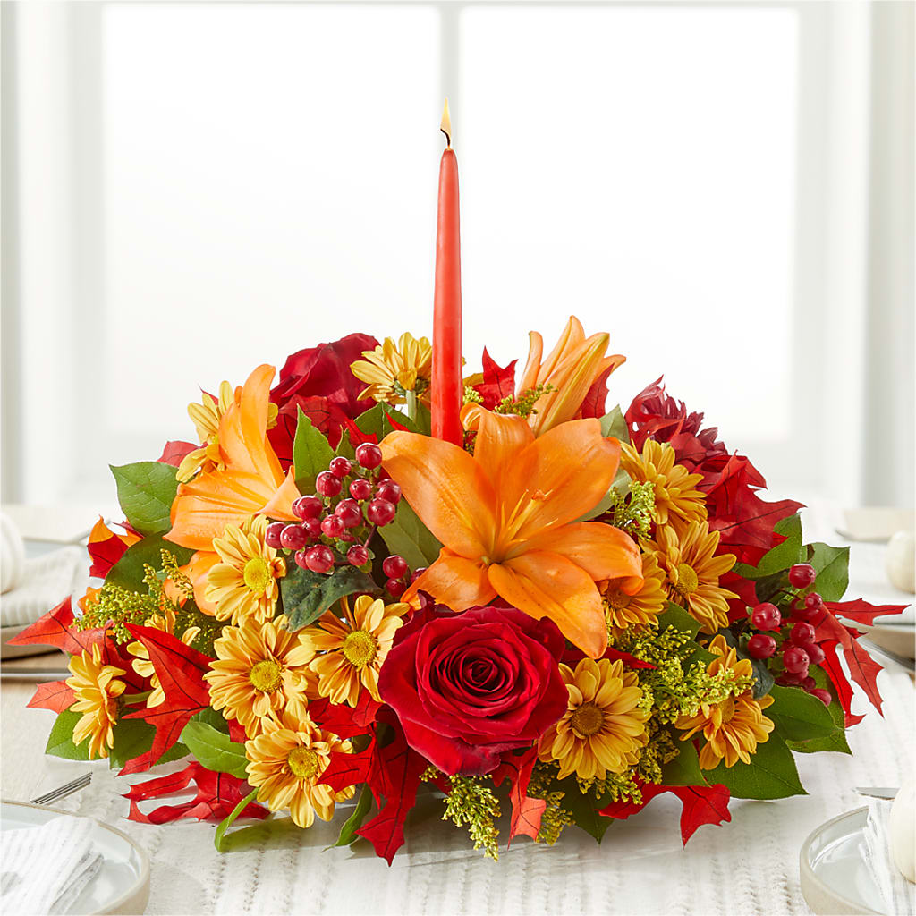 Autumn's Embrace Centerpiece –  Salem Floral Llc, West Salem WI