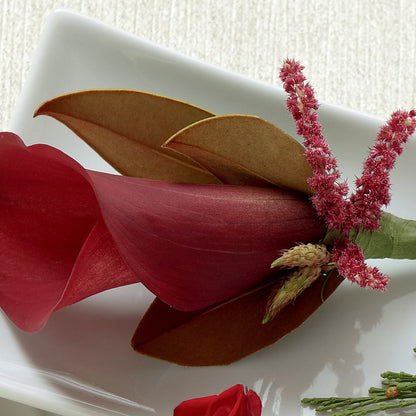 Red Calla Boutonniere –  Salem Floral Llc, West Salem WI