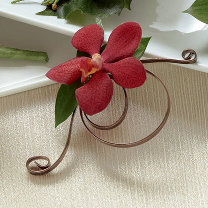 Red Mokara Boutonniere –  Salem Floral Llc, West Salem WI