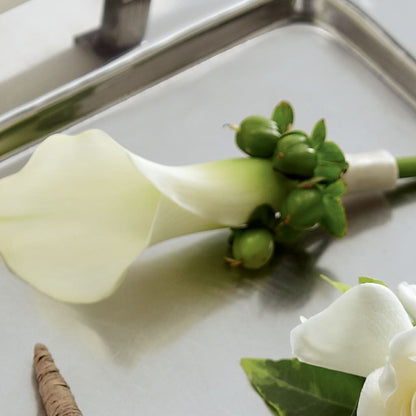 White Calla Boutonniere –  Salem Floral Llc, West Salem WI